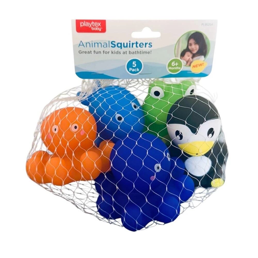 Playtex Baby Animal Bath Squirters 5-Pack